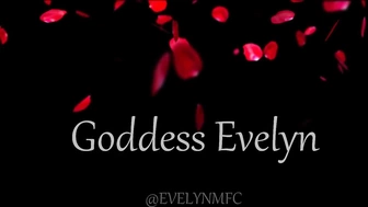 Goddess Evelyn Красное кружево дразнить и отрицание