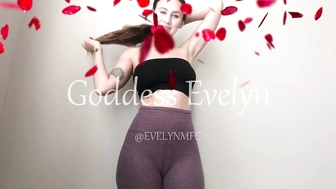 Goddess Evelyn Поклонение штанам для йоги