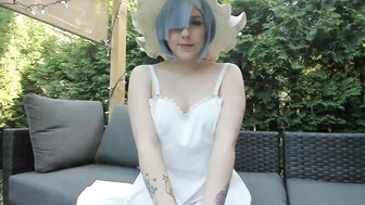 [ManyVids.com] (Ellie_Marie, EllieMarie, SugaryBunny) - Rem Outdoor Glass Toy Fuck