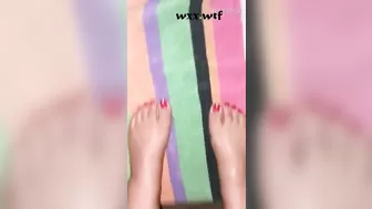 Cum on my Pretty Feet Sexy Toes Oily Soles Teen Footfetish FootJob_firefox5ives_720p