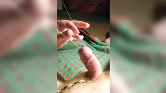 Extreme Femdom CBT Cock Tortrure Urethral Stretching with Sounds & Nettles_Urethral_Play_1080p