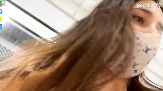 sweetbuttocks теребит свой клитор за токены