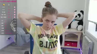 littlebabu01 sucking dick and jerking off on camera showing her little holes