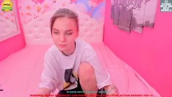 emily__coy busty hottie caresses shaved pussy