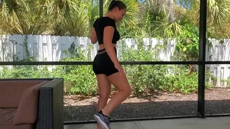 akadanidaniels hot prostitute poses in shorts