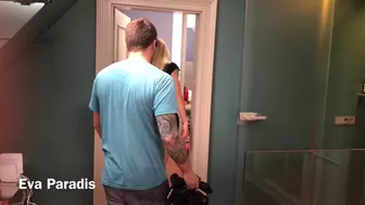 Eva Paradis charming courtesan jerks pussy with dildos