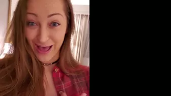 akadanidaniels adorable female fingers her anus