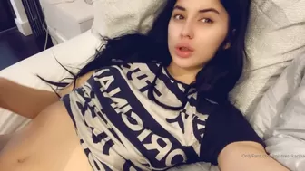 Mistress Karina dildo fucks herself and teases the clit with a vibrator