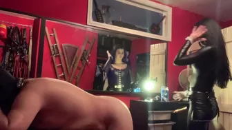 Mistress Karina busty young lady posing nude