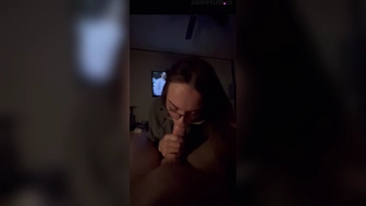 Andreaelizabethxo home blowjob video