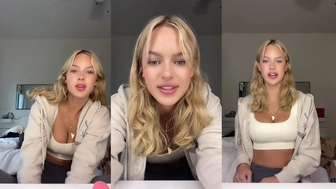 Kaitlynroseb onlyfans busty model shakes body