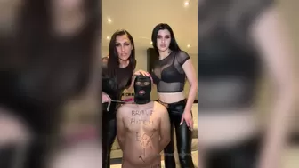 Mistress Karina attractive bitch showed holes