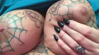 Megan Inky aka inky real big tit babe pulls clit
