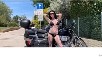 Megan Inky aka inky real skin posing nude