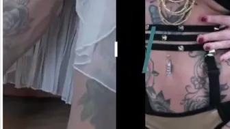 Megan Inky aka inky real cute slut fucks her dildo