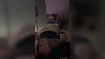 Megan Inky aka inky real charming blonde near the pool