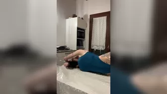 Megan Inky aka inky real beautiful female in stockings with a toy spends time unforgettably