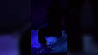 Megan Inky aka inky real beautiful slut plows pussy with phallus