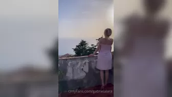 Lara Gabi aka gabrielalara naughty woman sucks cock