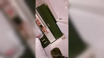 Lara Gabi aka gabrielalara with a toy in the ass