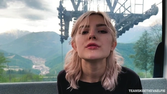 Eva.Elfie onlyfans masturbates in a public sextape