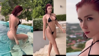 SweetieFox onlyfans young skinny chick jerks off wet cunt