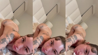 Bhad Bhabie onlyfans touches herself in pvt