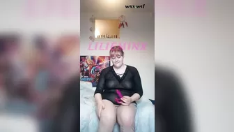 Fucking my little Pink Dildo and Cumming on it_Lilie Minx_1080p