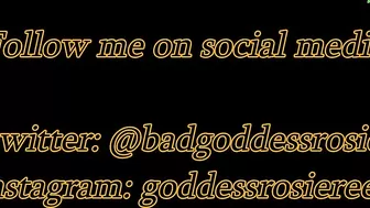 Goddess Rosie Reed Femdom POV Goddess Worship Mesmerize Brainwashing_GoddessRosie_720p