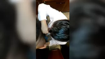 Hot Hairy Man Cooking & getting Head at the same Time by Thick Latina Babe_TheBeautyTheBeast_1080p