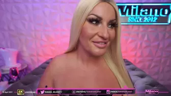 tamaramilano sponge courtesan in the office spoils himself with pleasures