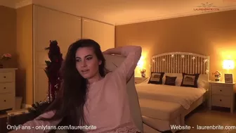 laurenbrite crazy lady jerks off and cums