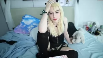 lana_rain beautiful lady effectively caresses her anus with her fingers.