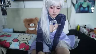 lana_rain graceful devil cute consoles herself