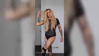 Brooke Spearz busty latina massages nipples