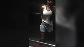 Liberty Harkness  beautiful schoolgirl fucks juicy pussy