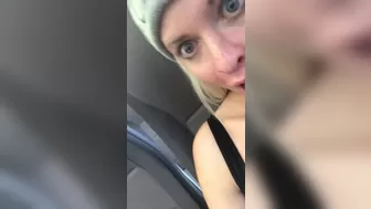 Liberty Harkness  cute lady gently massages pussy