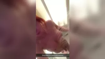 Liberty Harkness  sexy doll squeezes shaved holes