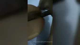 Alice Marques  blissful nipple flows from excitement