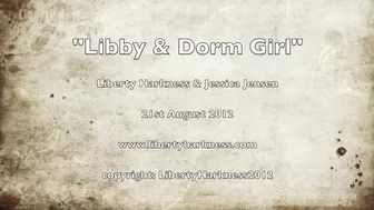 Liberty Harkness   showing off her young body
