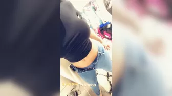 Sasha Hevyn busty chick masturbates shaved pussy