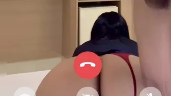 Yasmim Dornelle fucks herself with black dildo