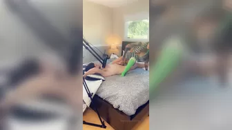 Chelsea Marie aka xxxchelseamarie cute slut fucks himself in the ass