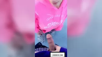 Luna_raise Busty Asian passionately fucks with a guy