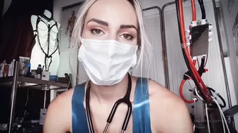 Mistress Euryale beauty fucks with a rubber doll