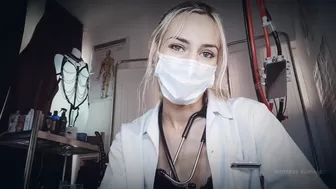 Mistress Euryale naughty female caresses shaved cunt