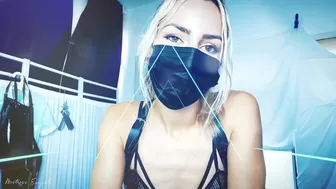 Mistress Euryale caresses his magnificent body