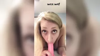 Hot Young Blonde Fucks and Rides Dildo_Trishbunny_720p