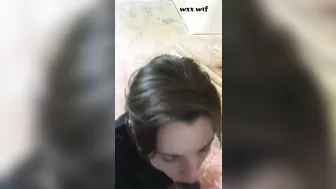 Iphone Blowjob on the Job 22yr old Blowing SC; @fonzijames_Beebokkk_1080p