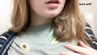 Naughty Gypsy Plays with herself in Bathroom at Work_Hazel Bunni_720p